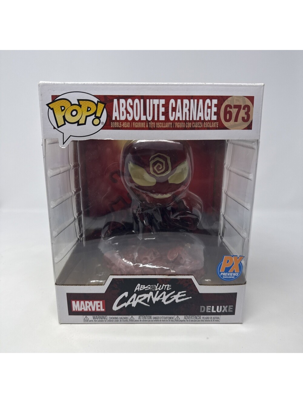 Funko Pop! Deluxe Marvel Absolute Carnage #673 PX Previews Exclusive Figure